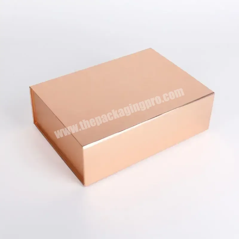 Custom Rigid Foldable Paper Cardboard Luxury Package Shoes Gift Boxes Magnet Magnetic Folding Box Packaging - Buy Folding Box Packaging,Folding Shoe Box,Magnetic Folding Paper Box.