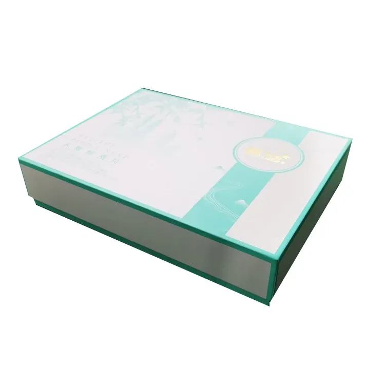 Customized Green Cosmetic Package Box With Eva Insert Rigid Premium Two Piece Packaging Box - Buy Premium Two Piece Packaging Box,Two Piece Rigid Custom Box,Cosmetic Package Box With Eva Insert.