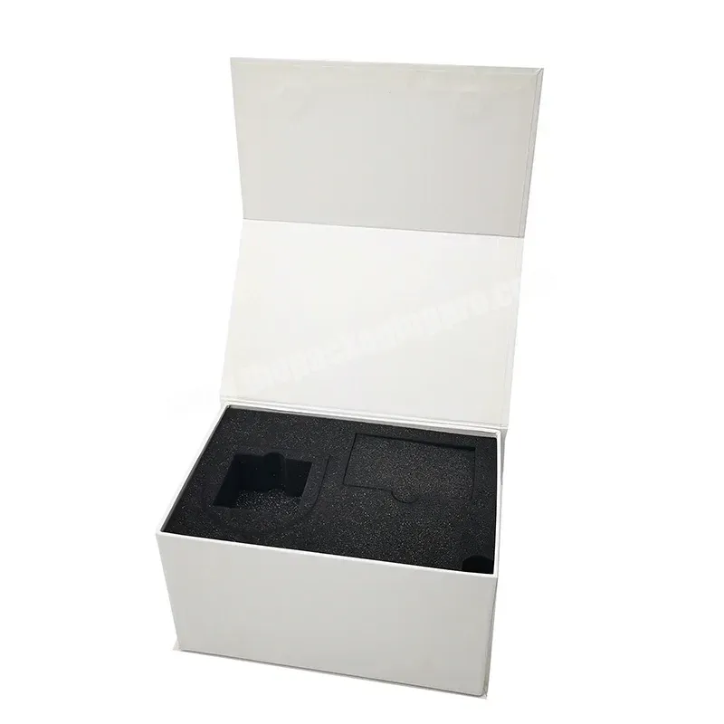 Fashion Rigid Gift Cardboard Magnet Box Packaging White Large Rigid Gift Box Custom Size Rigid Box - Buy White Large Rigid Gift Box,Custom Size Rigid Box,Rigid Paper Gift Box.