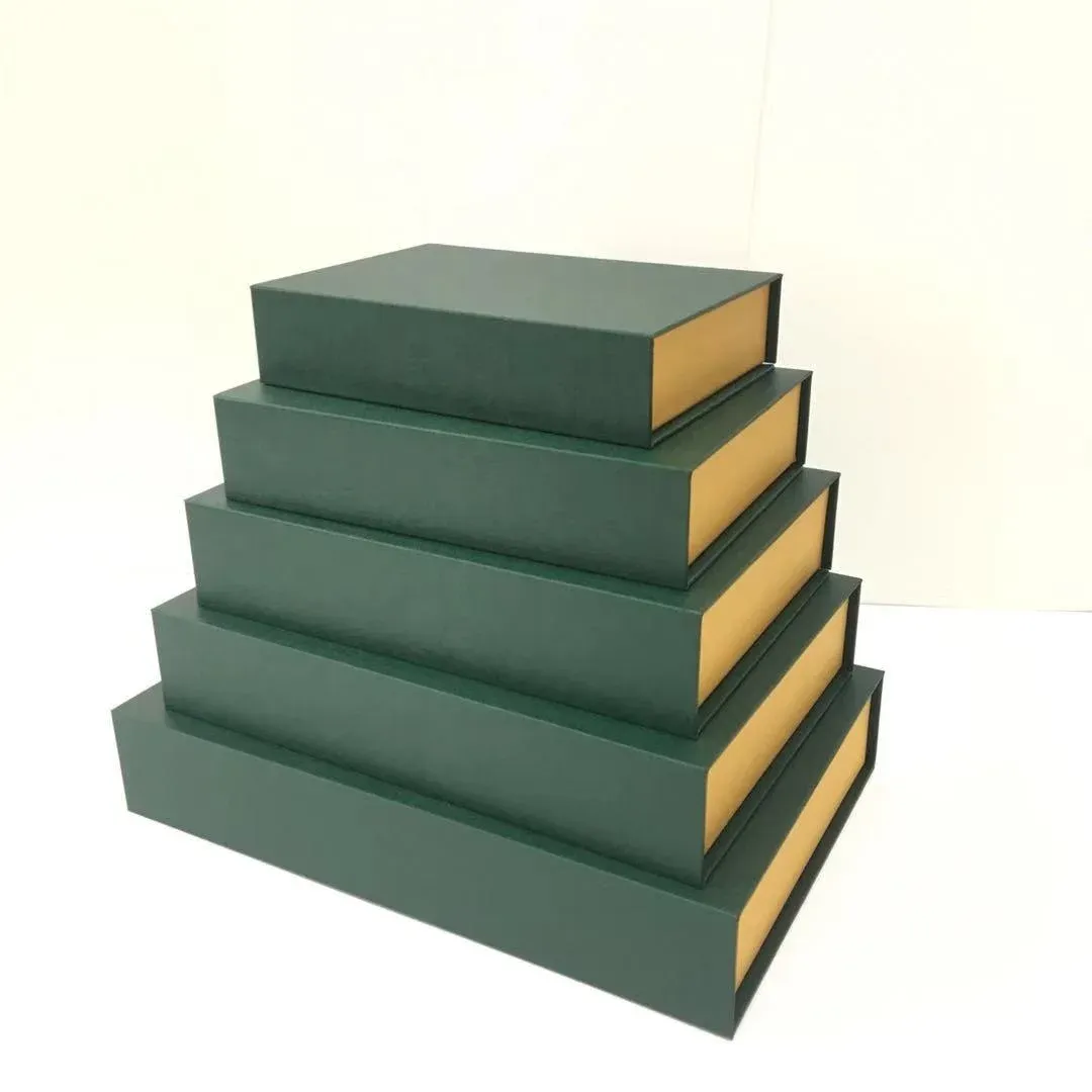 Green Magnetic Lid Wholesale Luxury Magnet Custom Logo Printing Folding Rigid Box Packaging With Gift Boxes - Buy Custom Magnetic Boxes,Magnetic Boxes,Folding Rigid Box.