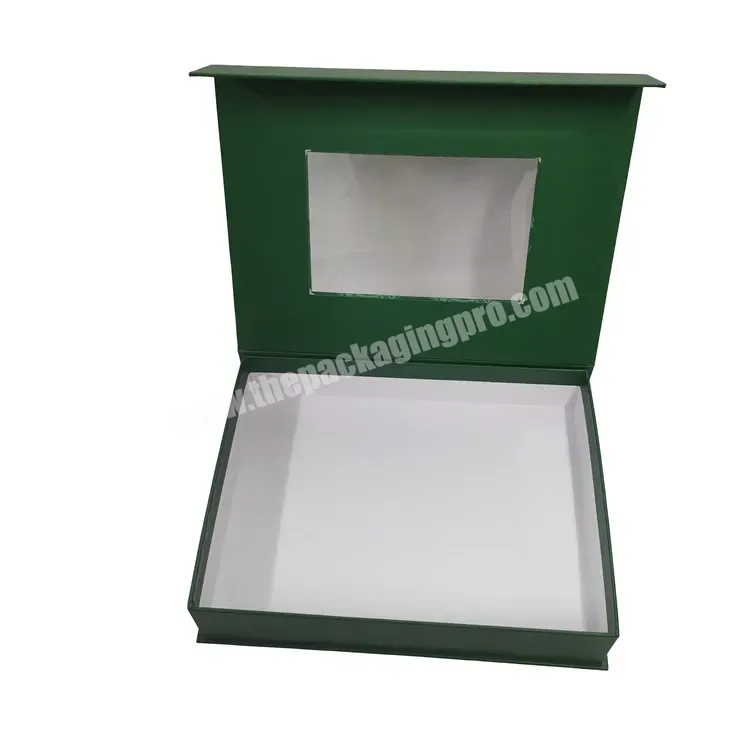 Wholesale Magnetics Dates Box Price Luxury Gift Box Magnetic Emerald Green Rigid Magnetic Gift Box With Windows - Buy Rigid Magnetic Gift Box With Windows,Price Luxury Gift Box Magnetic Emerald Green,Magnetics Dates Box.