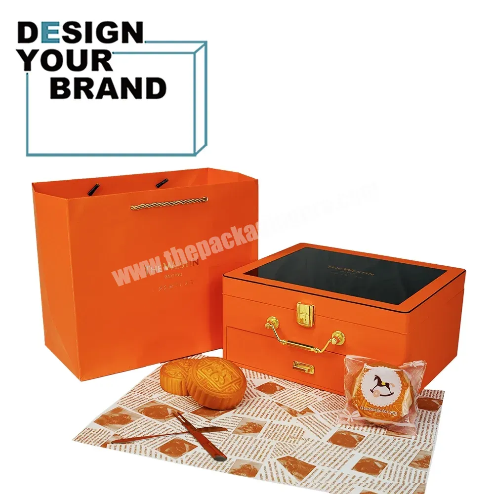 Whwolesale Luxury Custom Mooncake Packaging Box 2 Layer Book Shape Drawer Rigid Magnetic Chocolate Gift Box - Buy 2 Layer Gift Box,Drawer Chocolate Gift Box,Packaging Box Rigid Magnetic.