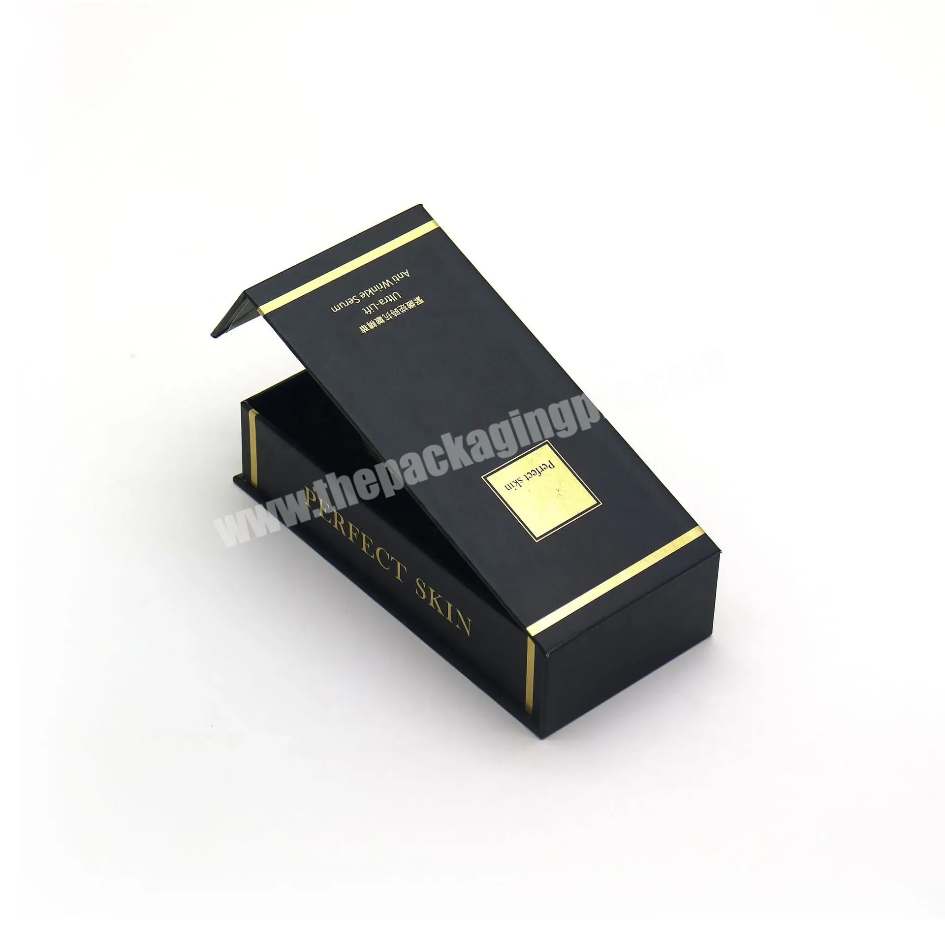 Black Magnetic Lid Perfume Box Luxury Perfume Gift Paper Box Custom Packaging Perfume Paper Box - Buy Perfume Paper Box Custom,Perfume Display Box,Perfume Gift Paper Box.