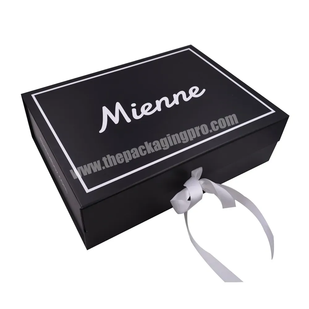 China Manufacturer Custom Printing Foldable Magnetic Closure Box Packaging Shoe Gift Cardboard Box With Ribbon Wig Custom Box - Buy Magnetic Box For Wig,Gift Packaging Box,Magnetic Closure Box.