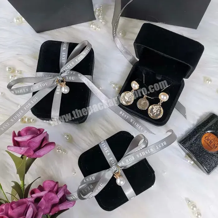 Custom Design Velvet Jewelry Packaging Gift Paper Boxes Set Jewelry Paper Gift Box With Ribbon Closure Paper Box Packaging - Buy Gift Box With Ribbon Closure Paper Box Packaging,Jewelry Paper Gift Box With Ribbon Closure Paper Box Packaging,Velvet Je