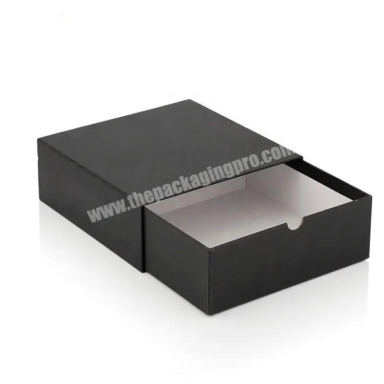 Custom Logo Hair Extension Packaging Box Black Cardboard Drawer Wig Gift Packaging Box For Bundles And Wigs - Buy Air Extension Packaging Box,Black Wig Box,Hair Boxes For Bundles And Wigs.