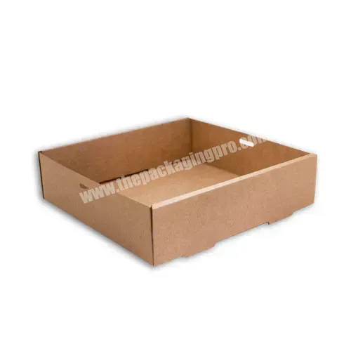 Custom Printing Ecofriendly Corrugated Paper Tray Plain Catering Tray Food Corrugated Board Durable Display Box Stamping Folders - Buy Paper Tray,Food Paper Tray,Fast Food Paper Tray.