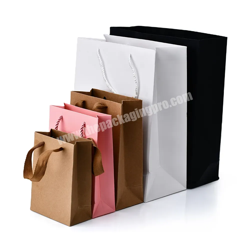 Luxury Ribbon Handle Boutique Shopping Packaging Customized Printed Paper Gift Bags With Logo - Buy Paper Gift Bags,Gift Bags,Luxury Custom Logo Gift Paper Bag For Clothes Pink Matte Garment Clothing Boutique Packaging Bags With Ribbon Handles.