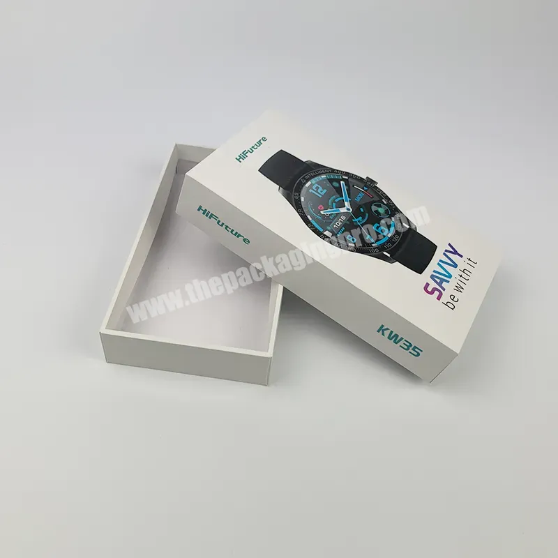 2020 Custom Gift Lid Paper Packaging Smart Watch Box Packaging Mobile Phone Box Packaging With Lid - Buy Watch Box Packaging,Mobile Phone Box,Paper Packaging Smart Watch.