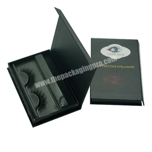 Black Eyelash Packaging Box Private Label Custom Boxes With Logo Magnetic Lash Boxes - Buy Black Eyelash Packaging Box Private Label Custom,Magnetic Lash Boxes,Custom Boxes With Logo.