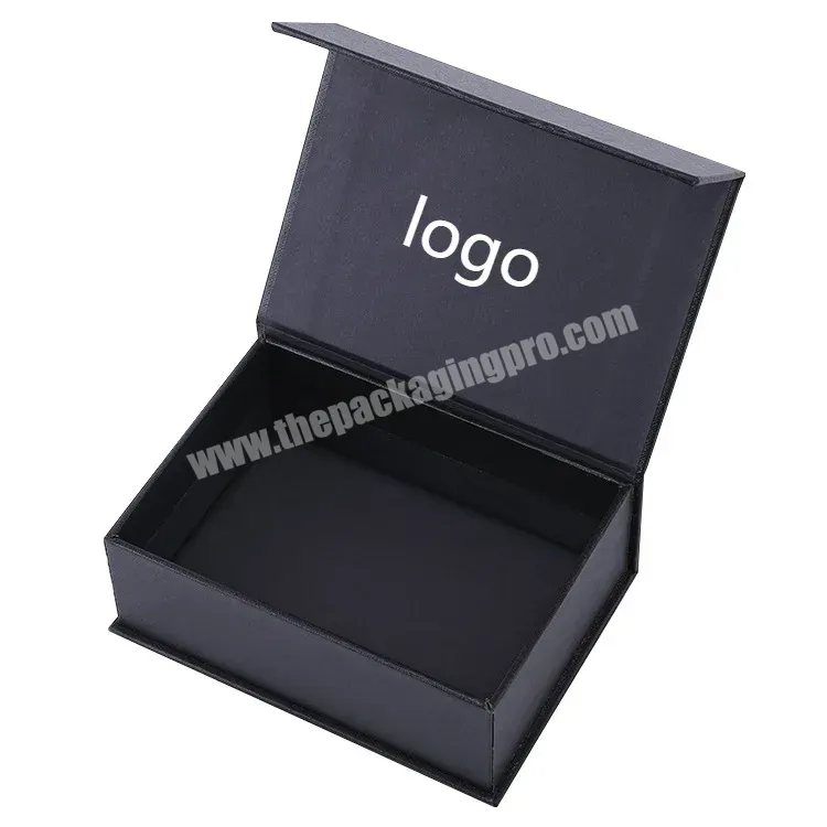 Black Small Floding Luxury Ribbon Magnetic Package Box Design With Custom - Buy Magnetic Box,Folding Luxury Ribbon Magnetic Boxes With Custom,Small Magnetic Box.
