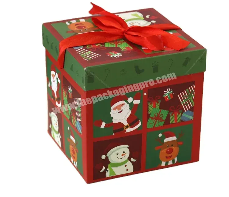 Christmas Gift Box Christmas Decoration Gift Box Holiday Scene Decoration Ornaments - Buy Christmas Decoration Gift Box,Christmas Gift Box,Holiday Gift Box.