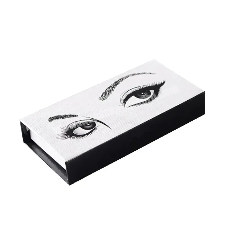 Custom Black Magnet Eyelash Lipstick Boxes Flip Cosmetic Gift Set Matte Packaging Eyelash Box - Buy Magnet Eyelash Box,False Eyelash Packaging Box,Custom Cardboard Box.