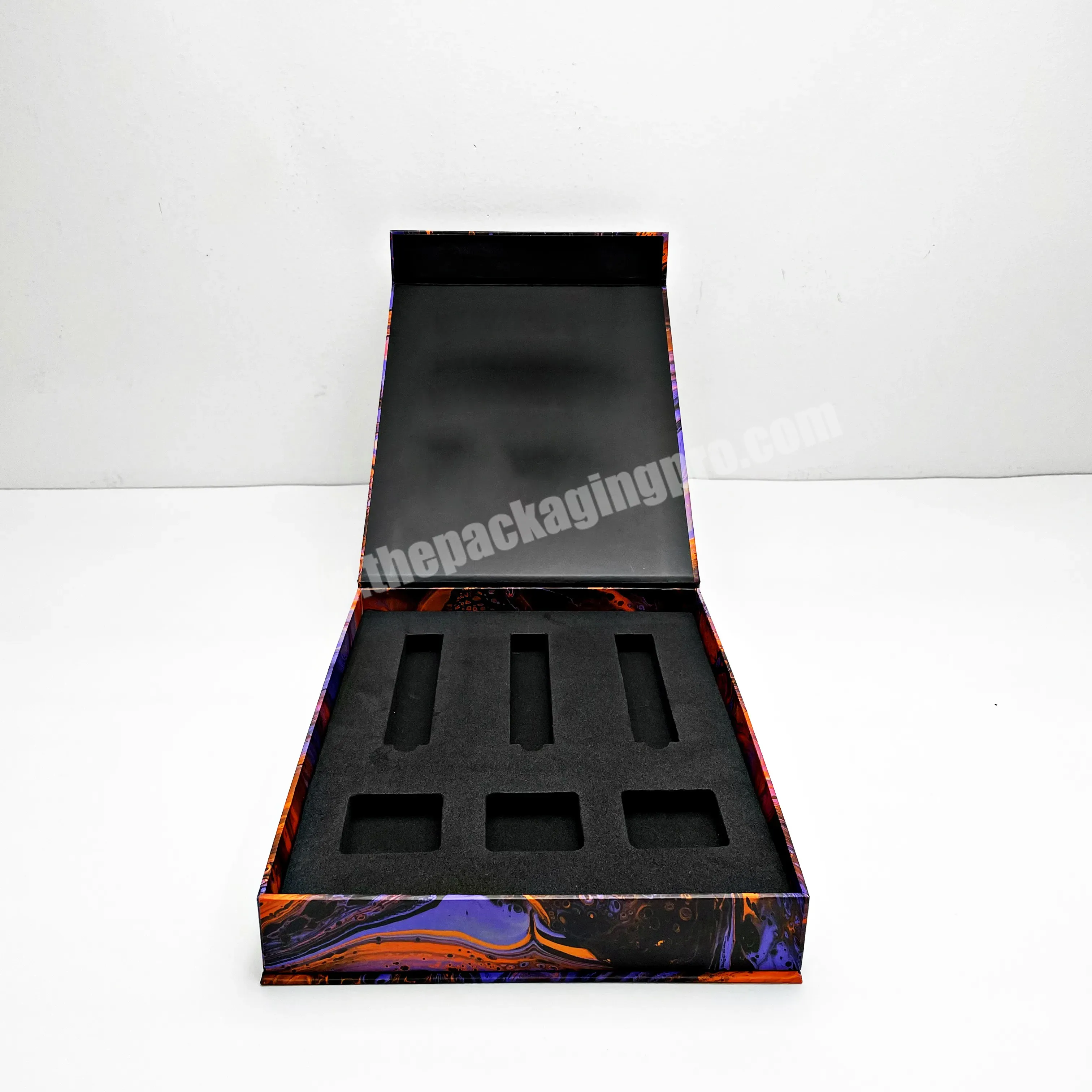 Custom Luxury Black Book Shaped Rigid Cardboard Foldable Gift Box Paper Clamshell Magnetic Gift Box - Buy Clamshell Gift Box,Clamshell Magnetic Gift Box,Perfume Box.