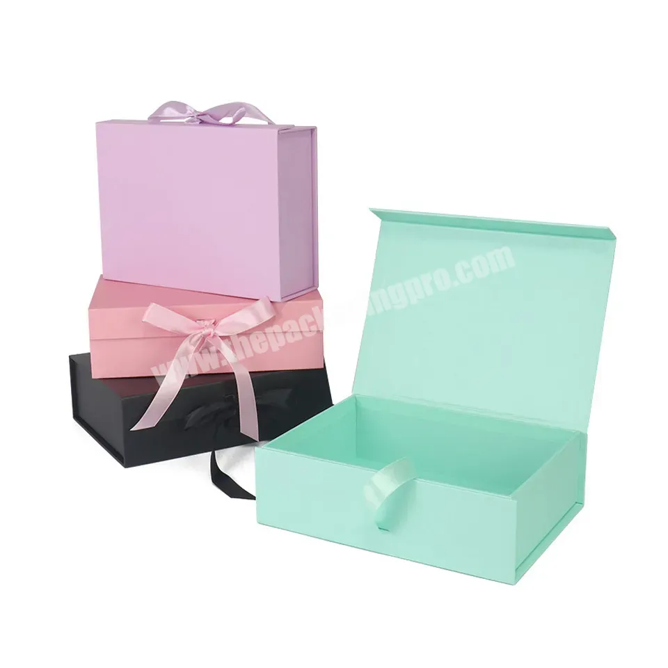 Custom Luxury Pink Folding Magnetic Closure Large Size Skin Care Clothes Clothing Packaging Paper Gift Box For Present - Buy Magnetic Gift Box Large,Magnetic Gift Box For Jewelry,Magnetic Gift Boxes Wholesale.