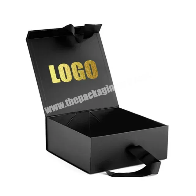 Custom Luxury White Folding Magnetic Closure Large Size Skin Care Clothes Clothing Packaging Paper Gift Box Cosmetic Box Accept - Buy Cosmetic Packaging Paper Shipping Boxes,Corrugated Mailer Box,Black Paper Box.