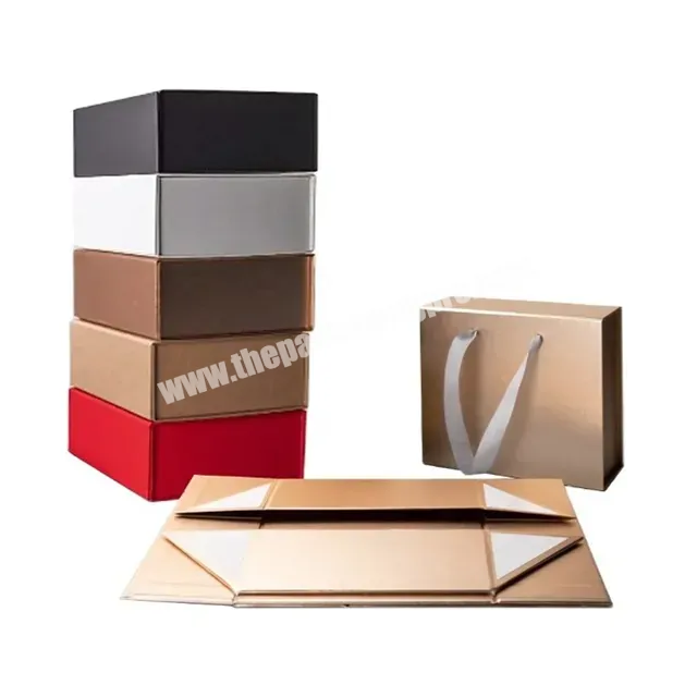 Custom Size Hard Cardboard Rigid Black Keepsake Magnet Packaging Luxury Folding Wedding Paper Gift Boxes With Magnetic Lid - Buy Classic Red Flat Open Collapsed Magnet Gift Boxes With Ribbon Closure,Luxury White Flap Open Foldable Paper Magnetic Box