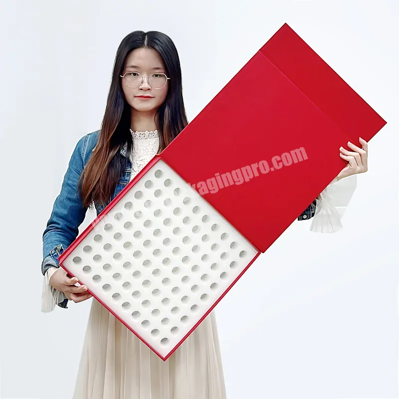 Customized Book Shape Paper Boxes Red Magnetic Luxury Gift Boxes - Buy Red Magnetic Box,Cardboard Paper Box,Clothes Box.