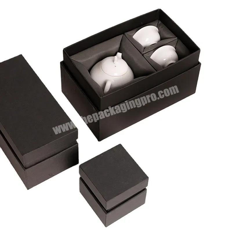 High-end Tea Cup Pot Packaging Boxes Paper Gift Boxes With Sponge Liner - Buy Gift Box For Cup,Box For Jewelry,Cup Box.