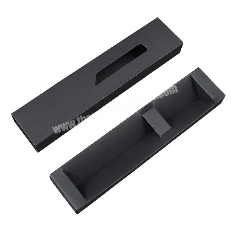 In Stock 18x4x2cm Window Folding Pen Case Paper Box Packaging - Buy Pen Case,Pen Box,Boxes With Windows.
