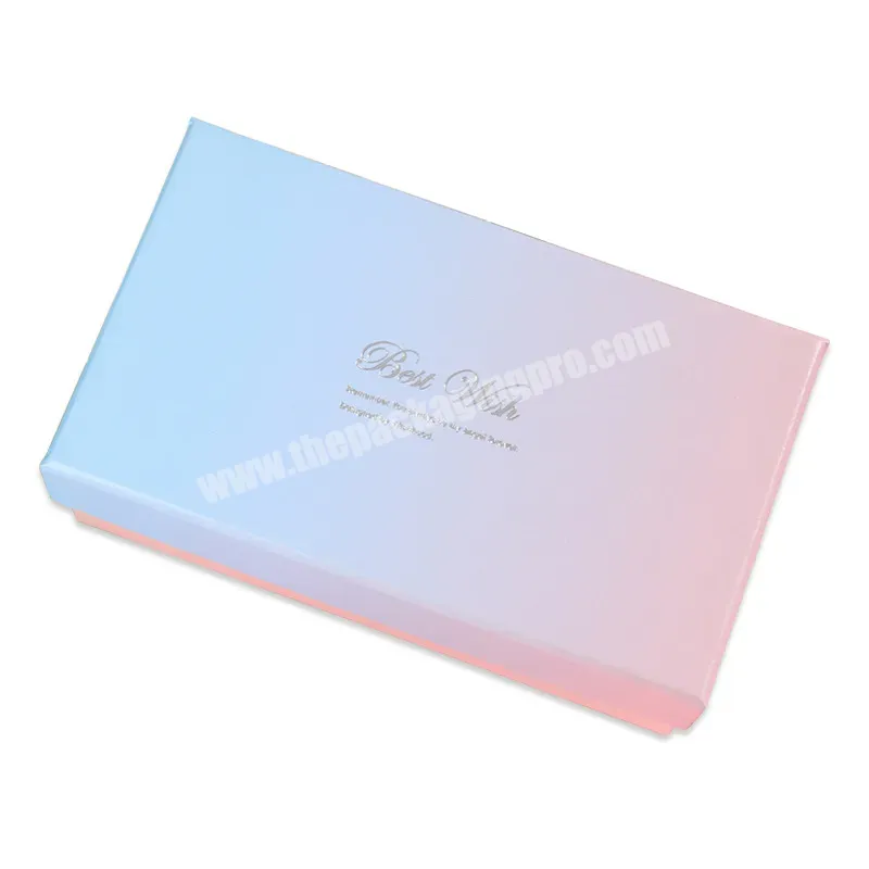 In Stock Gradual Change Pink Small Rectangular Lipstick Perfume Packaging Gift Paper Box For Cosmetic - Buy Pink Box,Small Box,Perfume Box.