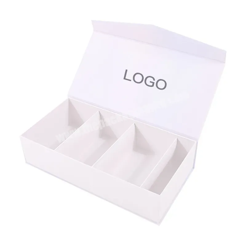 Luxury Hot Sale Custom Logo White Large Foldable Lid Closure Magnet Gift Magnetic Box For Packaging - Buy Magnetic Soap Box,Karton Box Magnet,Plastic Magnetic Deck Box.