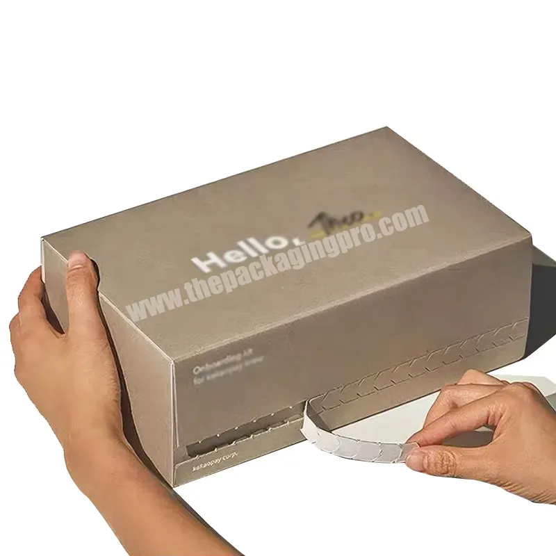 Recycled Custom Wholesale Corrugated Carton Gift Packaging Cardboard Self Sealing Mailing Box Tear Off Strip Boxes - Buy Tear Off Strip Box Packaging,Self Sealing Mailing Boxes,Cardboard Box Zipper.