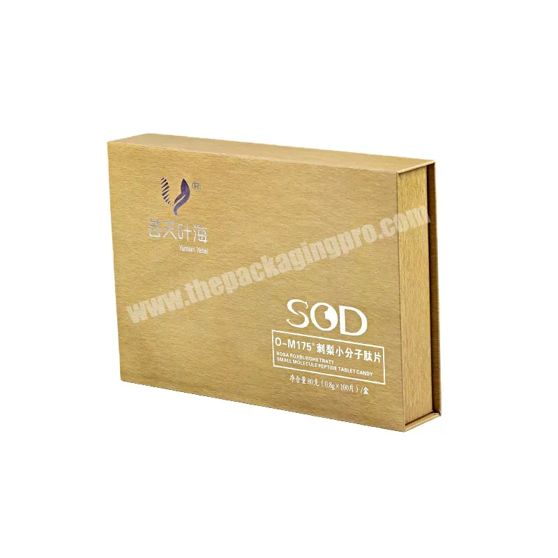 Wholesale Brown Natural Kraft Material Cardboard Paper Magnetic Hamper Packaging Gift Box - Buy Kraft Paper Box,Magnetic Kraft Paper Box,Kraft Cardboard Box.