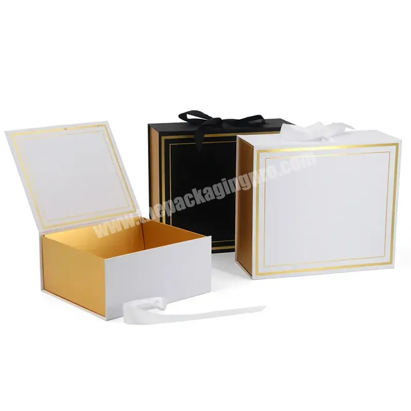 Wholesale Custom Logo Luxury Large Closure Storage Rigid Lid Stackable Gift Magnet Folding Magnetic Box For Packaging - Buy Magnetic Boxes For Bridal,A6 Magnetic Gift Box,Magnetic Squeegee Ppf Gift Box.