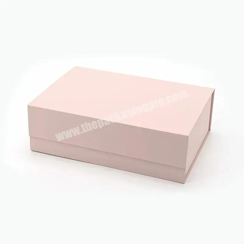 Wholesale Custom Luxury Display Packing Wedding Favour Magnetic Closure Lid Pink Gift Box - Buy Pink Gift Box,Pink Gift Box,Gift Box With Ribbon.