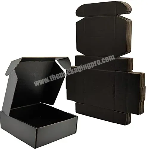 Wholesale Custom Printed Shipping Boxes Unique Corrugated Cardboard Mailer Boxes Black Gift Shipping Boxes With Logo - Buy Corrugated Cardboard Box,Custom Shipping Boxes,Black Corrug Box.