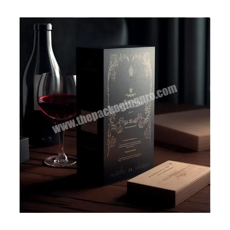 Wine And Beverage Packaging Wine Packaging Box Customized High-grade Silver Card Uv Printing Wine Gift Box For Xo - Buy Custom Cardboard Paper Wine Beer Bottle Carrier Packaging Boxes,High-end Luxury Packaging Box For Wine Packaging Paper Bags,Red Wi